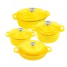 Jogo De Panelas Amarelas Stex Cookware - 1