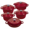 Jogo de Panelas Vermelhas Stex Cookware - 1