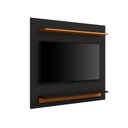 Ver imagem 6 de Painel Sala Rack para Quarto Tv 43 Polegadas Prime com Passa-cabos em Mdf/mdp - Jm3 Móveis:preto