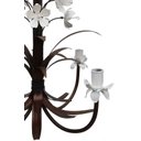 Ver imagem 4 de Luminária Lustre de Lirios Flores Artesanais Decoção Sala de Jantar - Branco