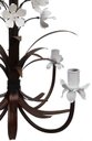 Ver imagem 4 de Luminária Lustre de Lirios Flores Artesanais Decoção Sala de Jantar - Branco
