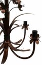 Ver imagem 4 de Lustre para Decoração Sala de Jantar Artesanal com Lirios Coloridos - Verniz