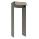 Ver imagem 7 de Porta-geladeira 83 Cm 1 Porta Basculante Crema/rustic/crema Agata Madesa