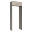 Ver imagem 1 de Porta-geladeira 83 Cm 1 Porta Basculante Crema/rustic/crema Agata Madesa
