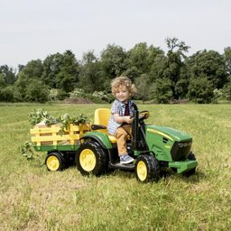 Trator Elétrico John Deere Ground Force 12Volts - Peg-Pérego - 12