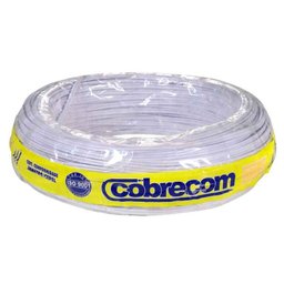 Fio paralelo 2x1,5mm 300V 100m branco Cobrecom - 1 Fio paralelo 2x1,5mm 300V 100m branco Cobrecom - 1