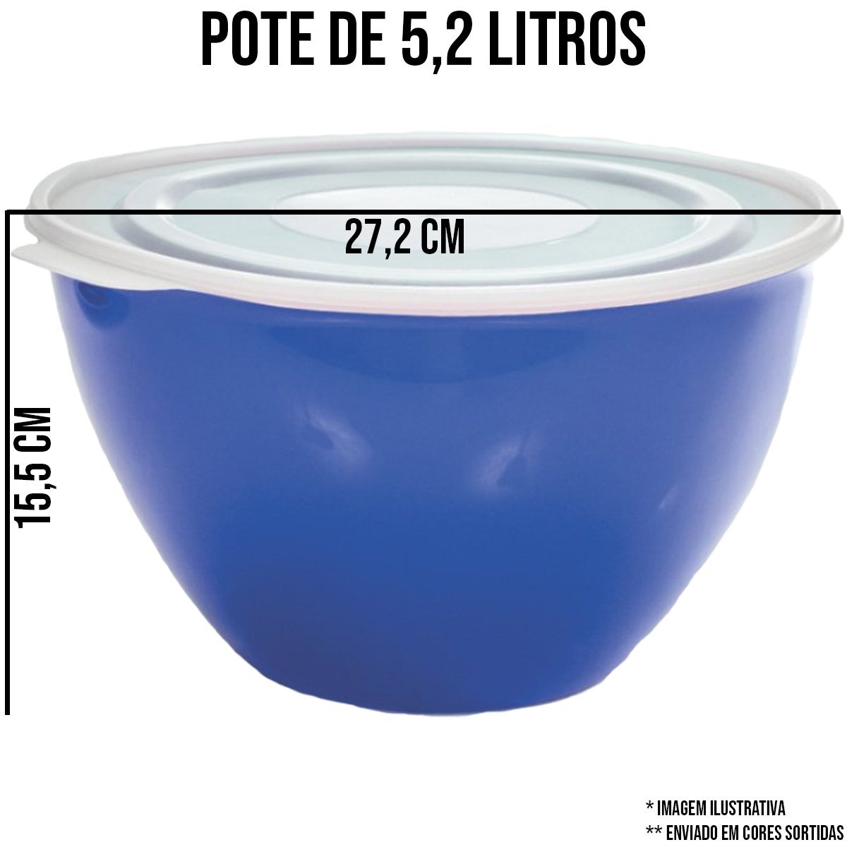 Kit Rolo Massa Inox + Copo Medida 500ml + Pote Redondo 5,2l - 5