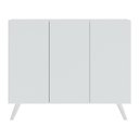 Ver imagem 7 de Aparador Buffet 3 Portas Retrô Veneza Multimóveis V1009 Branco