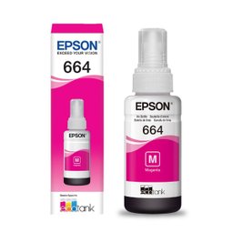 Refil Epson 664 Magenta 70ml T664320- - 1