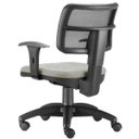 Ver imagem 6 de Kit 2 Cadeiras Giratórias Zip Executiva Ergonômica Escritório Suede Bege - Lyam Decor