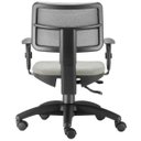 Ver imagem 5 de Kit 2 Cadeiras Giratórias Zip Executiva Ergonômica Escritório Suede Bege - Lyam Decor