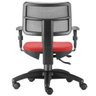 Cadeira Giratória Zip Executiva Ergonômica Escritório Suede Vermelho - Lyam Decor - 3