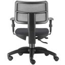 Ver imagem 3 de Cadeira Giratória Zip Executiva Ergonômica Escritório Couro Sintético Preto - Lyam Decor