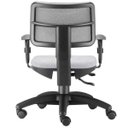 Ver imagem 5 de Kit 2 Cadeiras Giratórias Zip Executiva Ergonômica Escritório Couro Sintético Branco - Lyam Decor