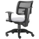 Ver imagem 6 de Kit 2 Cadeiras Giratórias Zip Executiva Ergonômica Escritório Couro Sintético Branco - Lyam Decor