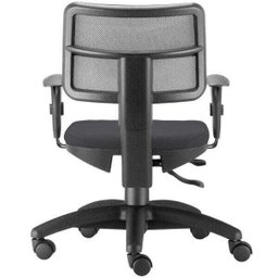 Kit 2 Cadeiras Giratórias Zip Executiva Ergonômica Escritório Couro Sintético Preto - Lyam Decor - 5 Kit 2 Cadeiras Giratórias Zip Executiva Ergonômica Escritório Couro Sintético Preto - Lyam Decor - 5