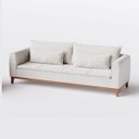 Ver imagem 7 de Sofá Lisboa 2,30m em Linho Cinza Névoa - Home Mobily