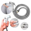 Ver imagem 3 de Ducha Higiênica Cromada com Mangueira 1,20m Registro 1/4 de Volta em Aço Inox