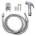 Ver imagem 1 de Ducha Higiênica Cromada com Mangueira 1,20m Registro 1/4 de Volta em Aço Inox