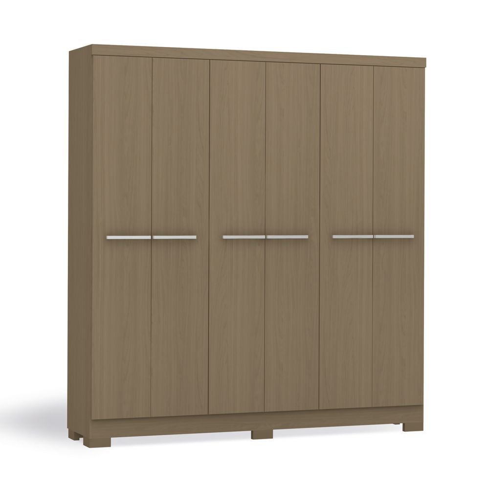 Guarda Roupa Casal 6 Portas 2 Gavetas Internas E530 Kappesberg Móveis ...