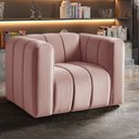 Ver imagem 1 de Poltrona Decorativa Mona Retrô Moderna Sala de Estar