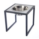 Ver imagem 2 de Comedouro Elevado Individual Cão Porte G Preto