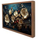 Ver imagem 3 de Quadro Decorativo Floral Luxo Galhos de Primavera em Moldura Caixa Tacolado Moldura Trad 1cm Preta C