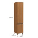 Ver imagem 2 de Armario de Cozinha Paneleiro C/ Pes Cb820 Maxxi Kappesberg