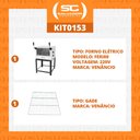 Ver imagem 2 de KIT - Forno Elétrico Industrial Roma Inox FERI80 220V + Grade Extra - Venâncio