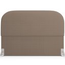 Ver imagem 5 de Cabeceira Cama Box Queen 160cm Orgânica Lanna W01 Bouclê Bege - Lyam Decor
