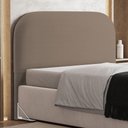 Ver imagem 1 de Cabeceira Cama Box Queen 160cm Orgânica Lanna W01 Bouclê Bege - Lyam Decor