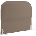 Ver imagem 2 de Cabeceira Cama Box Queen 160cm Orgânica Lanna W01 Bouclê Bege - Lyam Decor