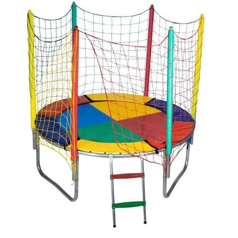 Cama Elástica 1,83m Alcamar Lona Colorida Nacional