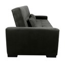 Ver imagem 6 de Sofá Cama Tone 203cm Reclinável Manual Suede Cinza - Sallar Home