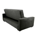 Ver imagem 5 de Sofá Cama Tone 203cm Reclinável Manual Suede Cinza - Sallar Home