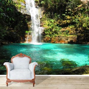 Papel de Parede Adesivo Cachoeira