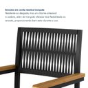 Ver imagem 6 de Conjunto Sala de Jantar Mesa 6 Cadeiras Tampo de MDF Barcelona Itália Preto