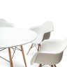 Mesa Charles Eames Tampo Branco 0,90cm - 2
