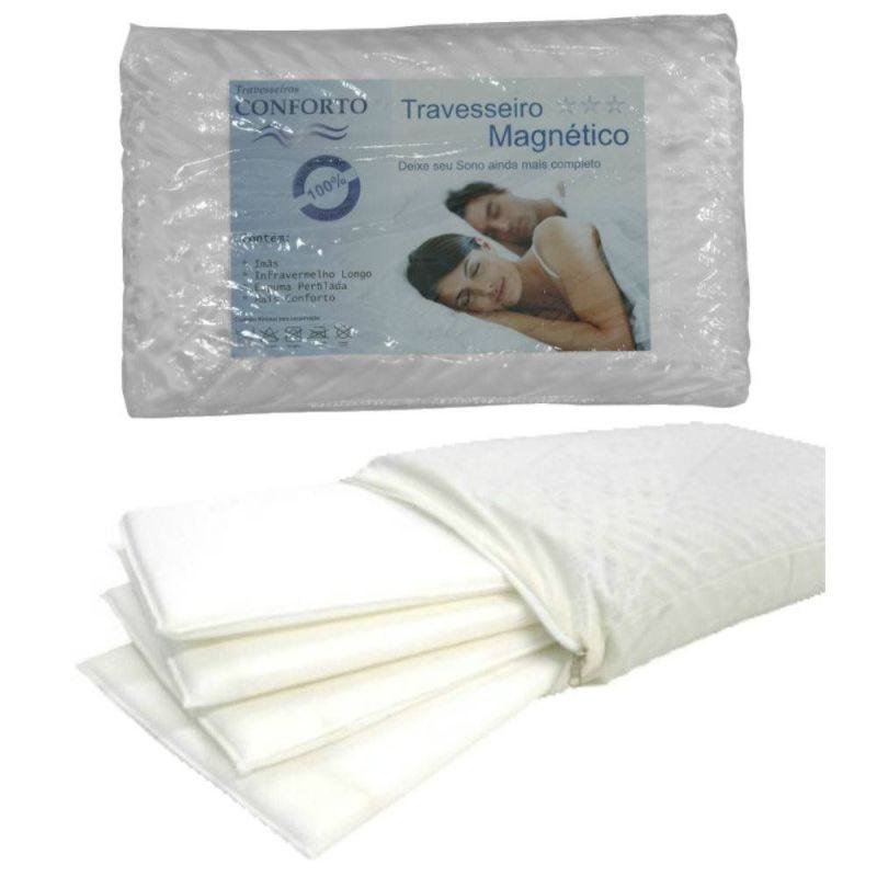 Travesseiro Magnético Infravermelho Camadas Regulável cor:branco cor:branco; - Branco é boa?