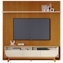 Ver imagem 1 de Rack para Sala com Painel Ripado para TV 75 pol Lavine M07 Cinamomo Off White - Lyam Decor
