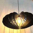 Ver imagem 4 de Luminária Teto tipo Pendente em MDF - Completa - Cor: Preta
