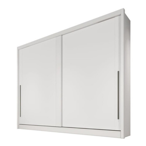 Guarda Roupa Casal 2 Portas de Correr Geom - Móveis Novo Horizonte - Branco