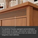 Ver imagem 7 de Cômoda 2 Portas 4 Gavetas MDF Polidoro Marrom/Rubi