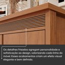 Ver imagem 6 de Cômoda 2 Portas 4 Gavetas Mdf Polidoro