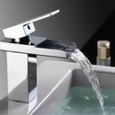 Ver imagem 2 de Torneira Monocomando Waterfall Cascata Calha Metal Baixa