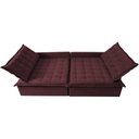 Ver imagem 5 de Sofá Sem Caixa Retrátil e Reclinável 1,75m Cama inBox Versátil Suede Velusoft Vinho