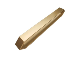 Puxador de Gaveta Sobrepor Elemento Zen Dourado Fosco - Grande - 1