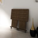 Ver imagem 2 de Mesa para Escritório com Rodizio Me4117 Nogal Tecnomobili