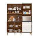 Ver imagem 2 de Kit Cozinha Compacta Mauí 160 Nicioli - Évora Rústico/off White Cristal