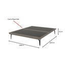 Ver imagem 2 de Estrutura para Cama Japonesa Toquio Queen Linho Marrom